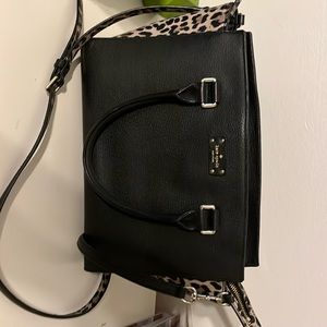 Leopard/Black Kate Spade handbag